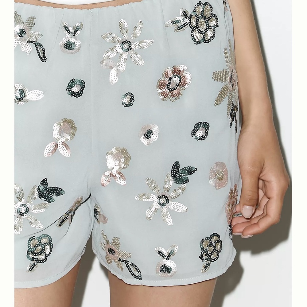 Anthropologie Tilda Sequin Shorts